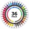 Watercolor Paint Set 36 Vibrant Colors 5ml / 0.17 Fl Oz Tubes, Watercolor Tubes with Great Value, Water Color Paints Art Supplies for Adults, Artists & Beginners